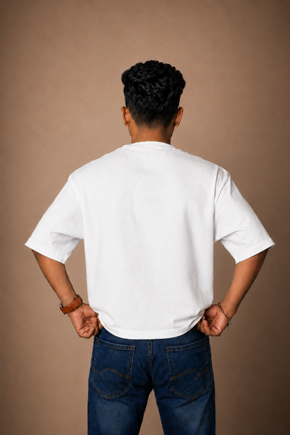 Good Vibes Only Printed Oversized T-Shirt