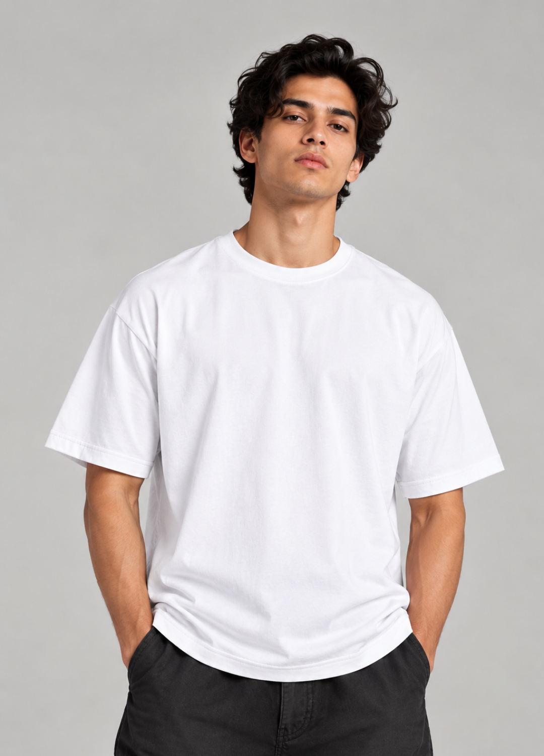 Solid White Oversized T-Shirt