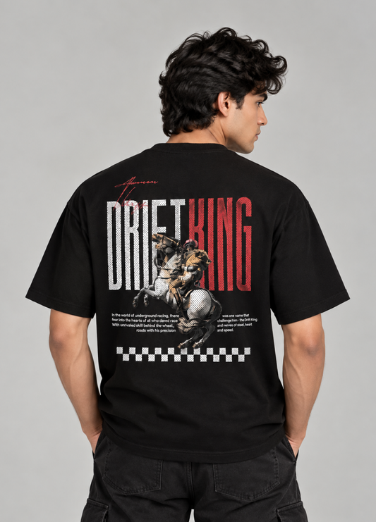 Drift King Printed Oversized T-Shirt