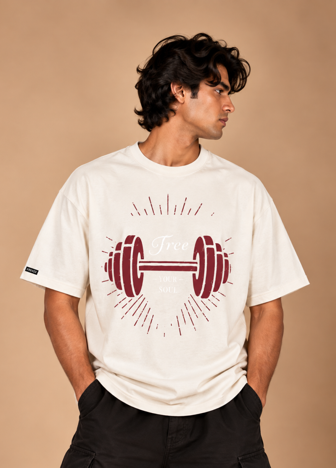 Gym Printed T-Shirt 100% Cotton