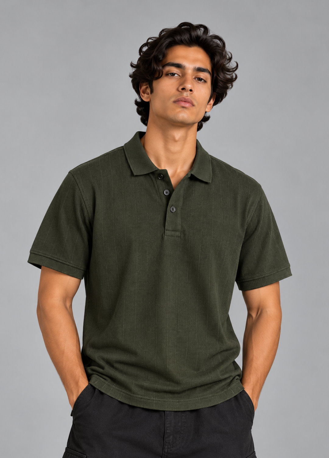 Bottle Green Technical Polo T-Shirt