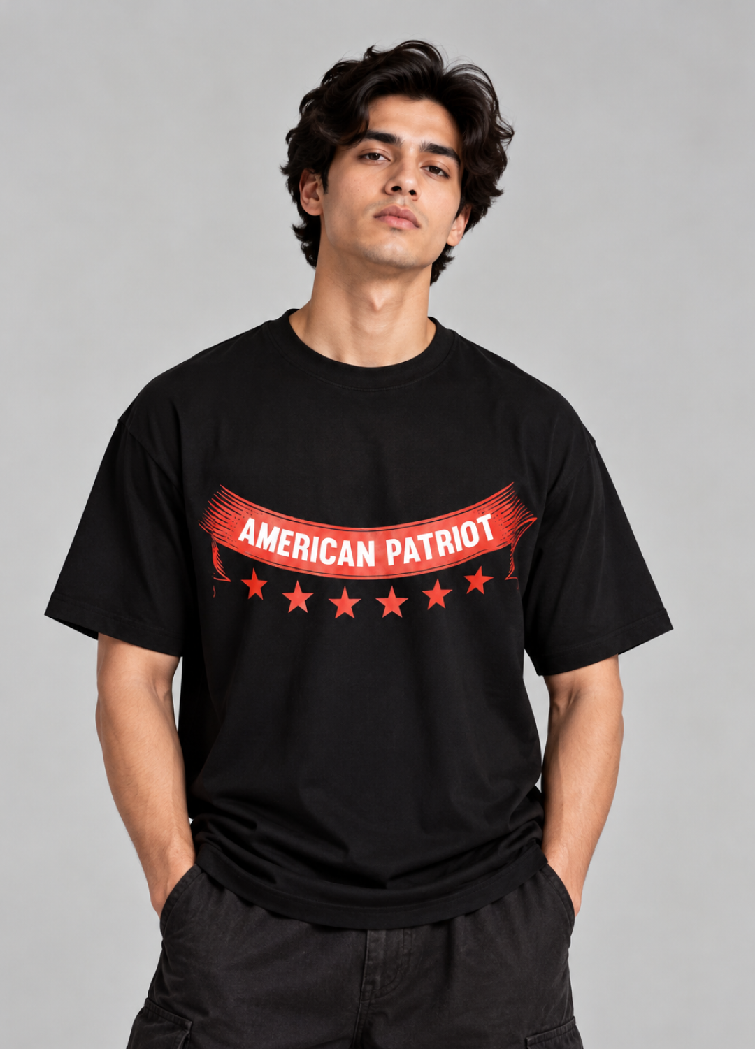 American Eagle Printed Oversized T-Shirt
