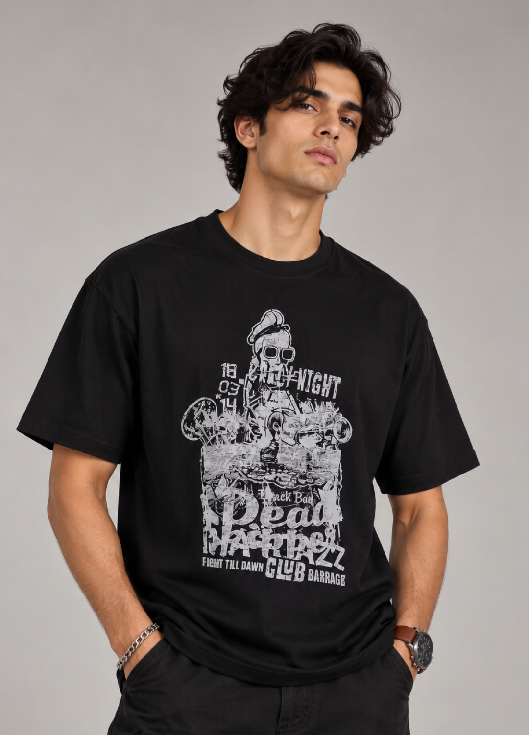 Dead Skipper Club Printed T-Shirt 100% Cotton