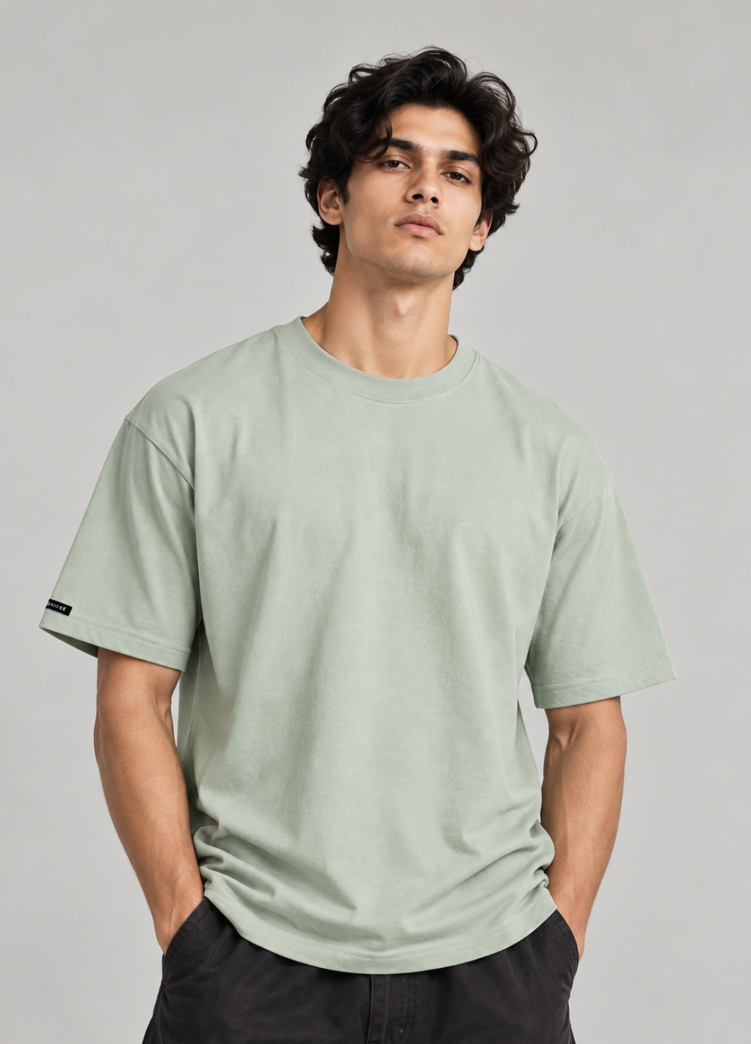 Olive Green Oversized T-Shirt