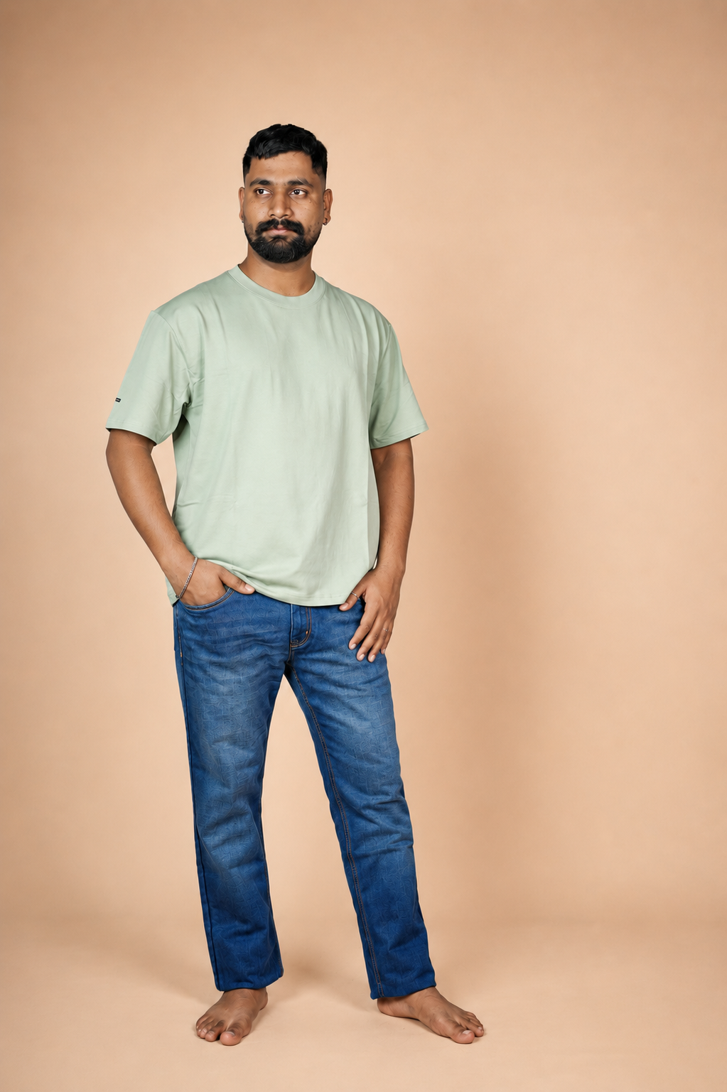 Olive Green Oversized T-Shirt