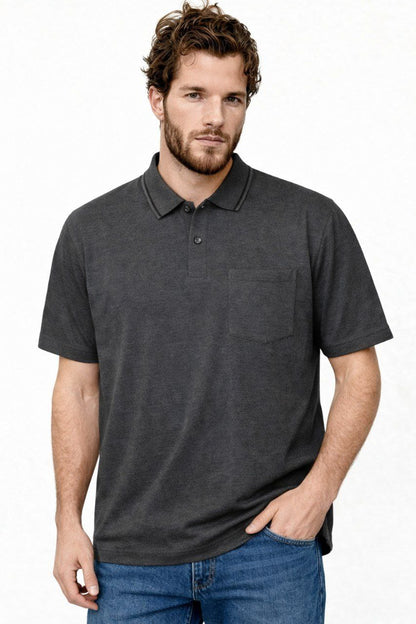 Charcoal Polo T-Shirt