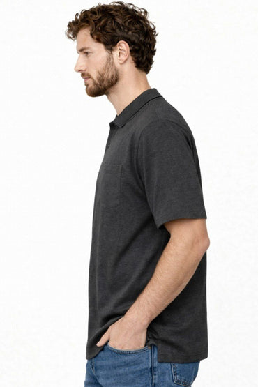 Charcoal Polo T-Shirt