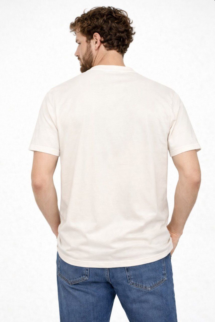 Off White Regular Fit Cotton T-Shirt