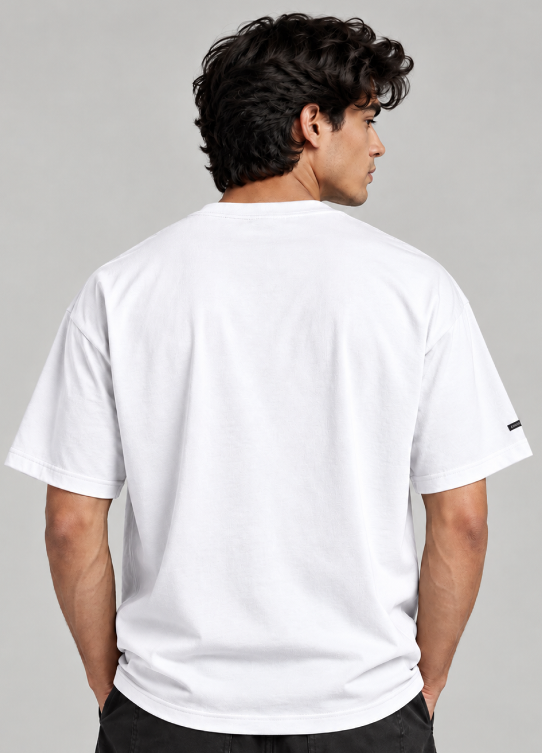 Good Vibes Only Printed Oversized T-Shirt