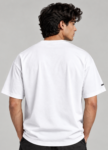 Good Vibes Only Printed Oversized T-Shirt